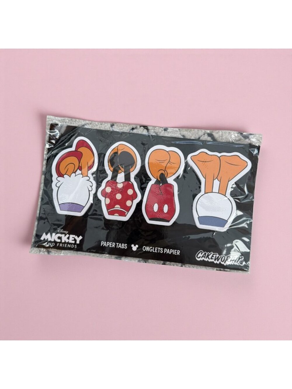 DISNEY Mickey & Friends Set of 4 Sticky Notepads NEW NWt